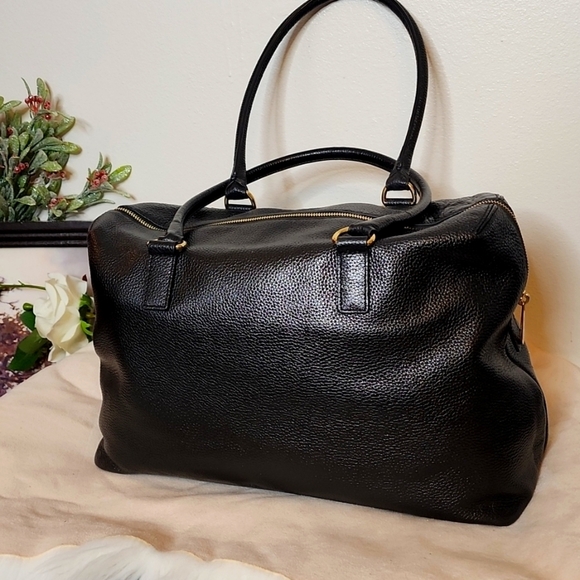 Michael Kors Elegant Pebbled Leather Weekender Traveler Tote Bag TSA Carry On - Picture 9 of 16